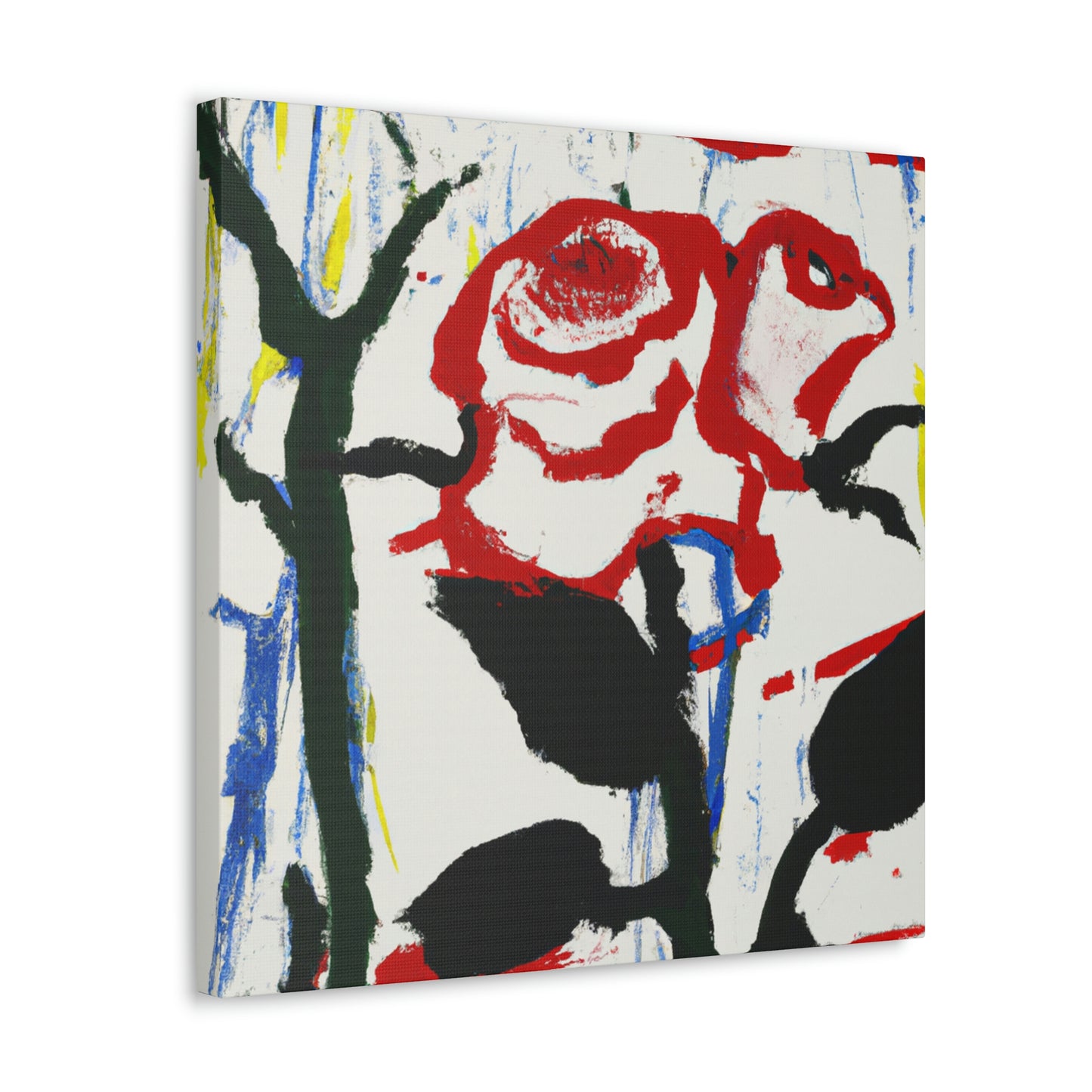 "Rose in Expressionism" - Canvas