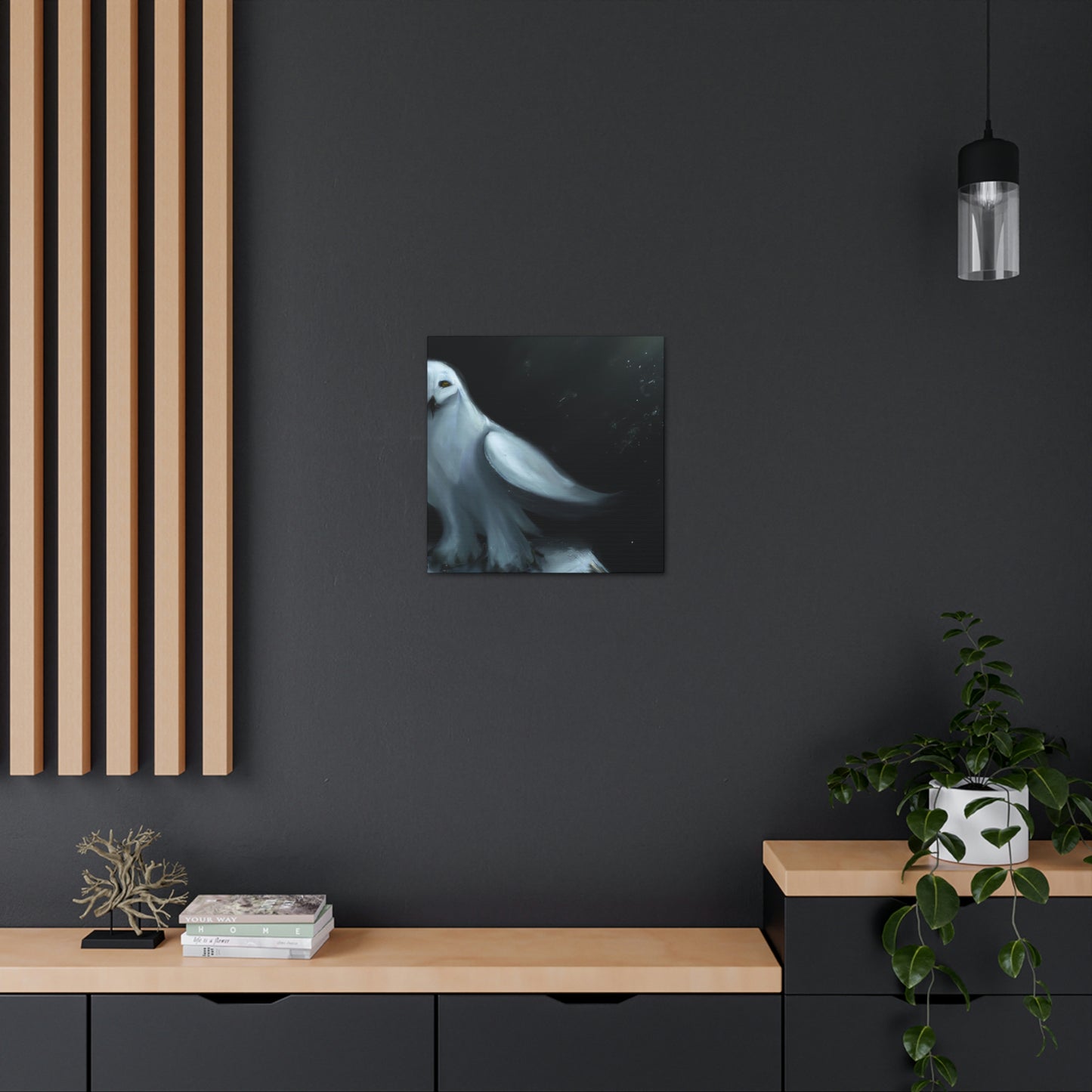 Winter's Majestic Owl - Canvas