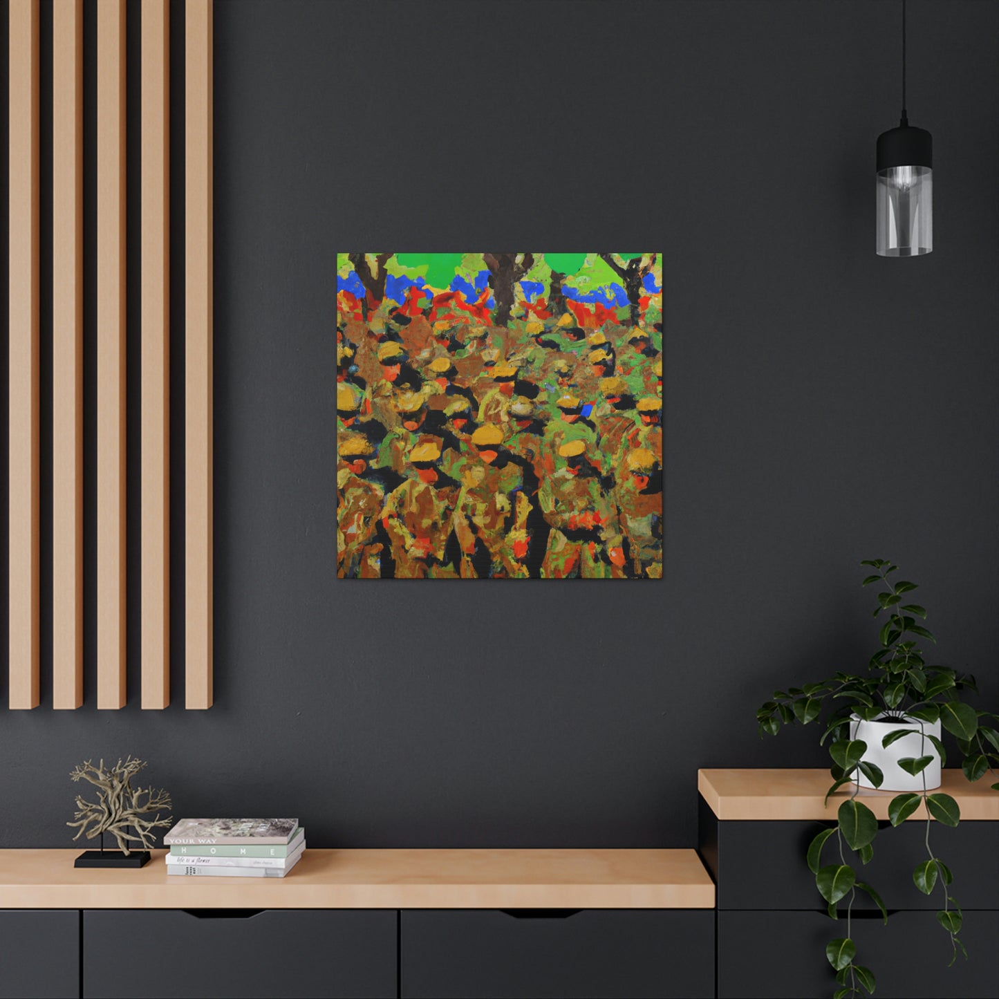 Camouflaged in Fauvism - Canvas