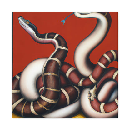 "Slithering Art Deco" - Canvas