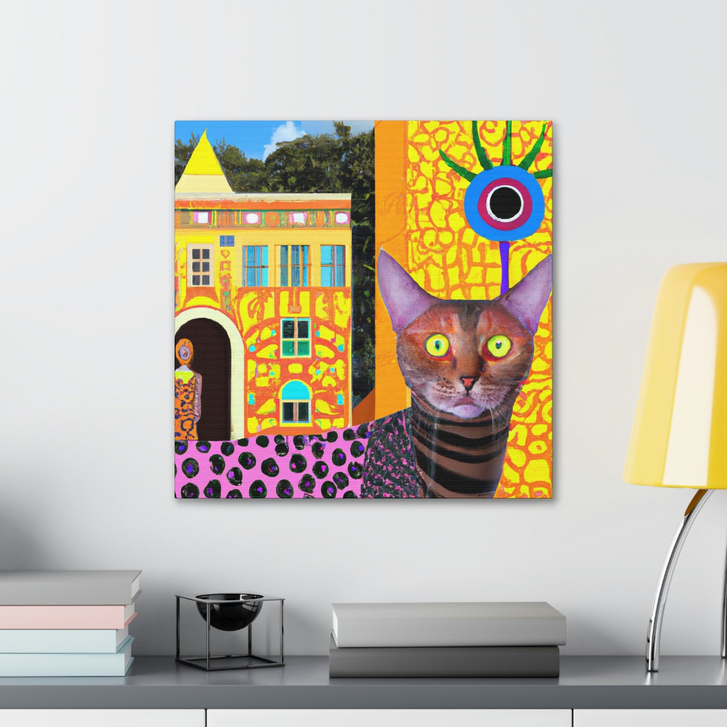 Gilded Abyssinian Monarch - Canvas