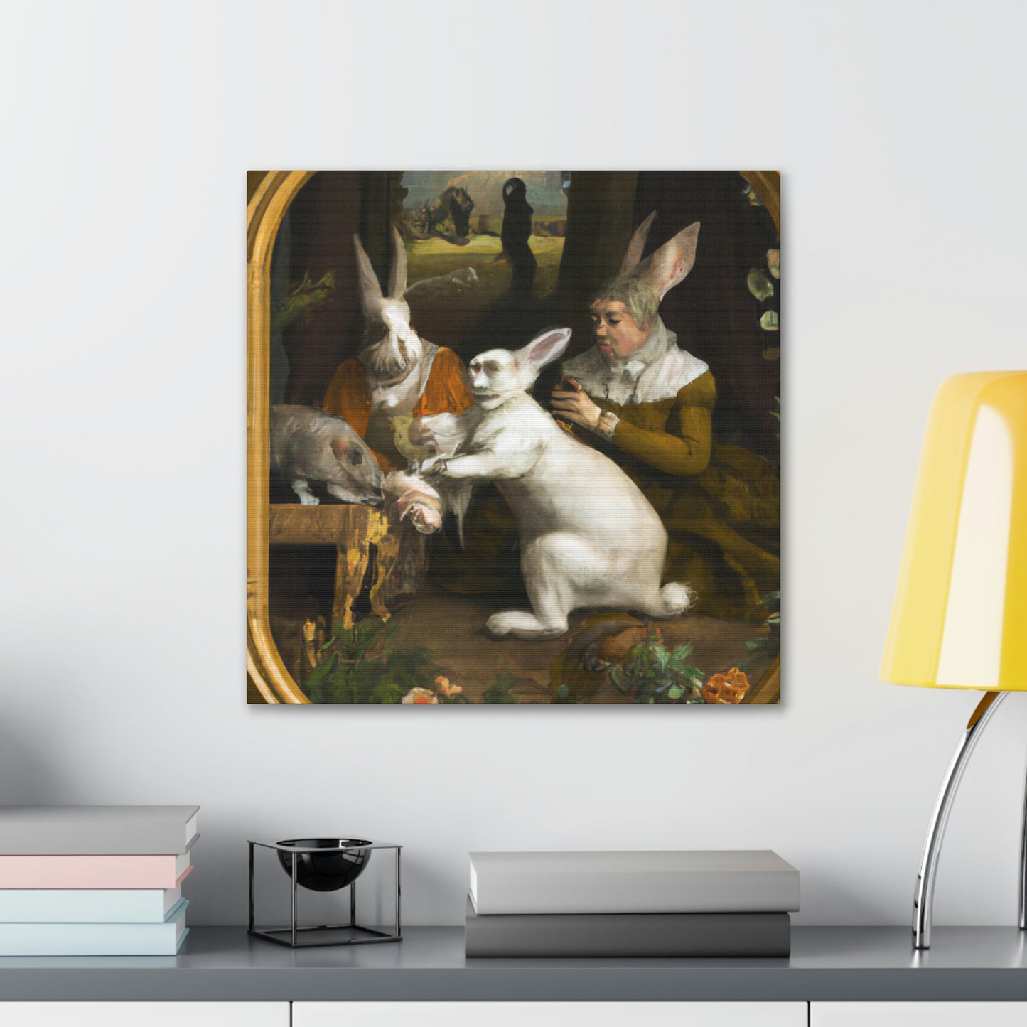 "Rabbit of the Renaissance" - Canvas