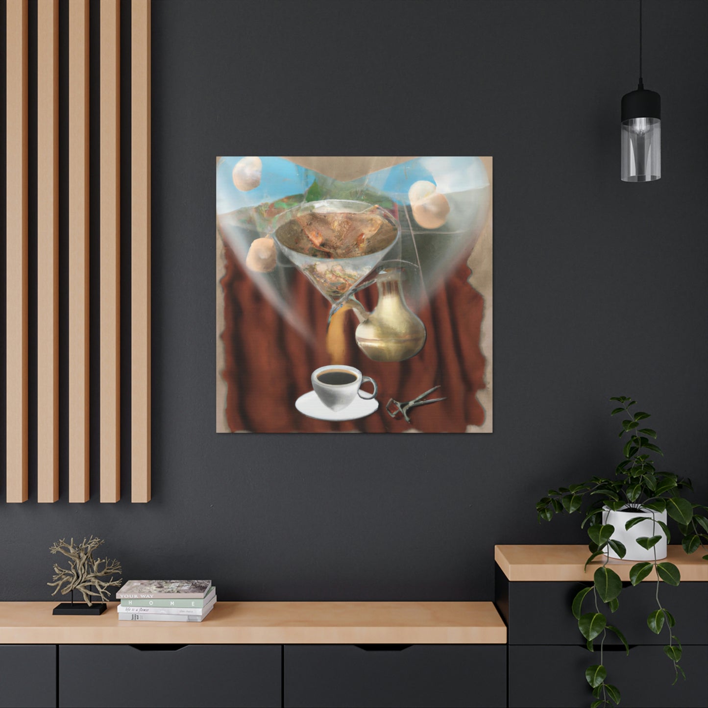 Coffee Wonder Surreal - Canvas