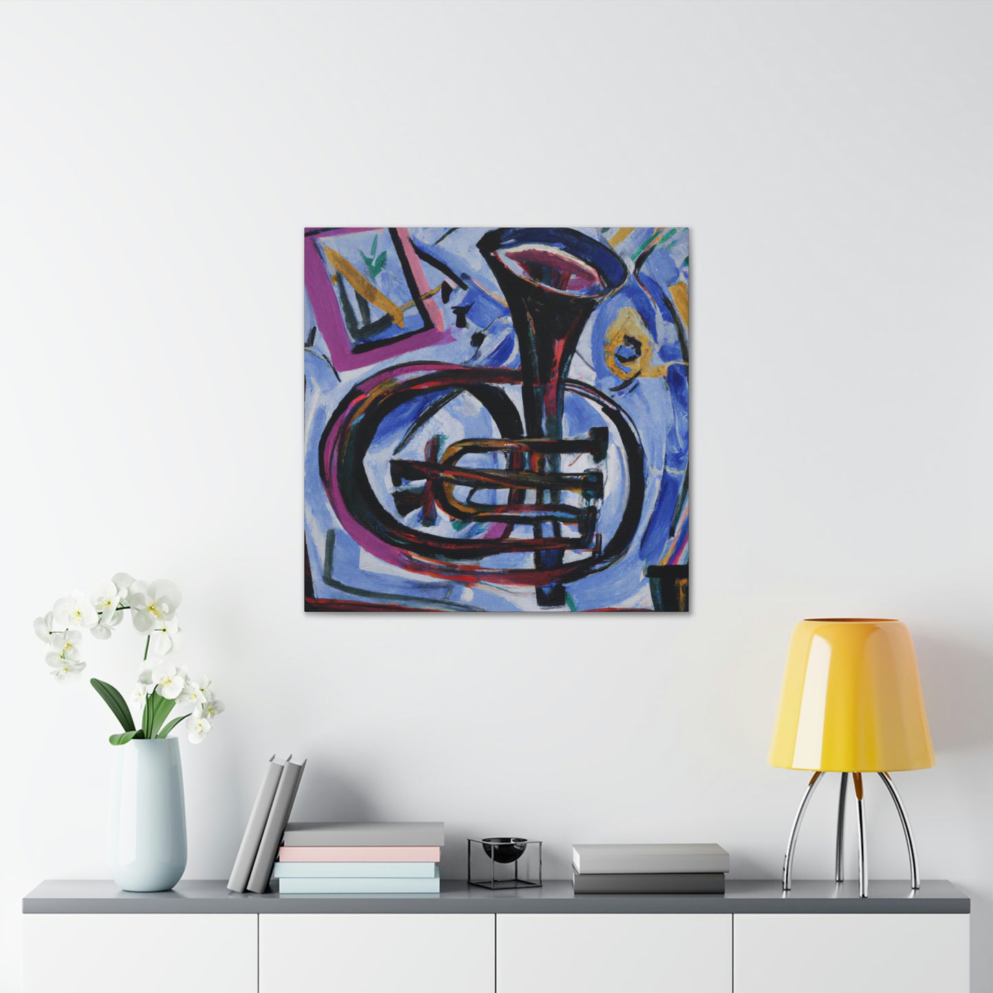 Trumpet in Expressionism - Canvas