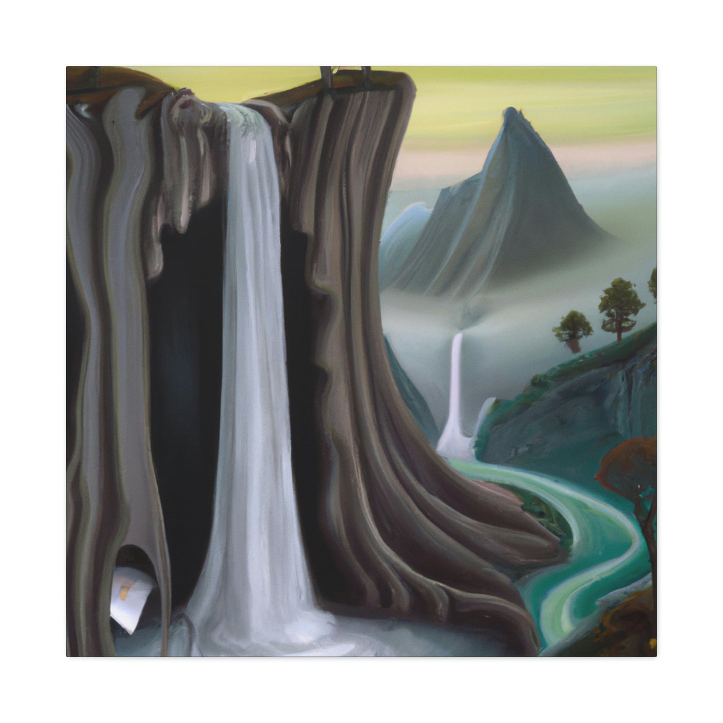 Escape the Waterfall Dream - Canvas