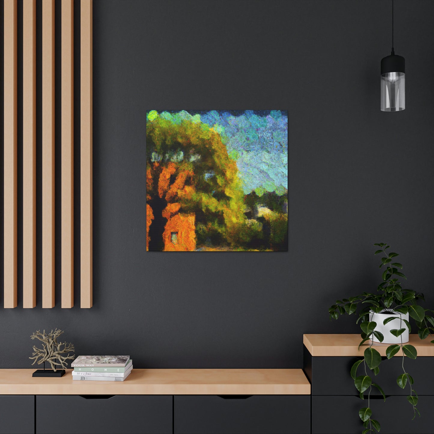 Oak Tree Splendor. - Canvas