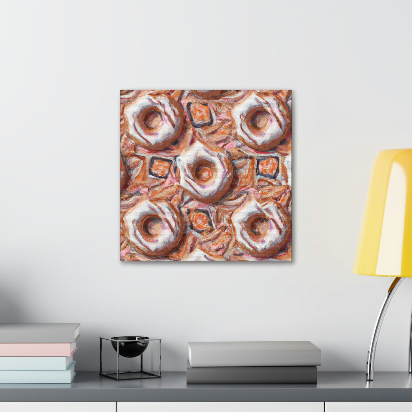 "Sugared Doughnut Delight" - Canvas