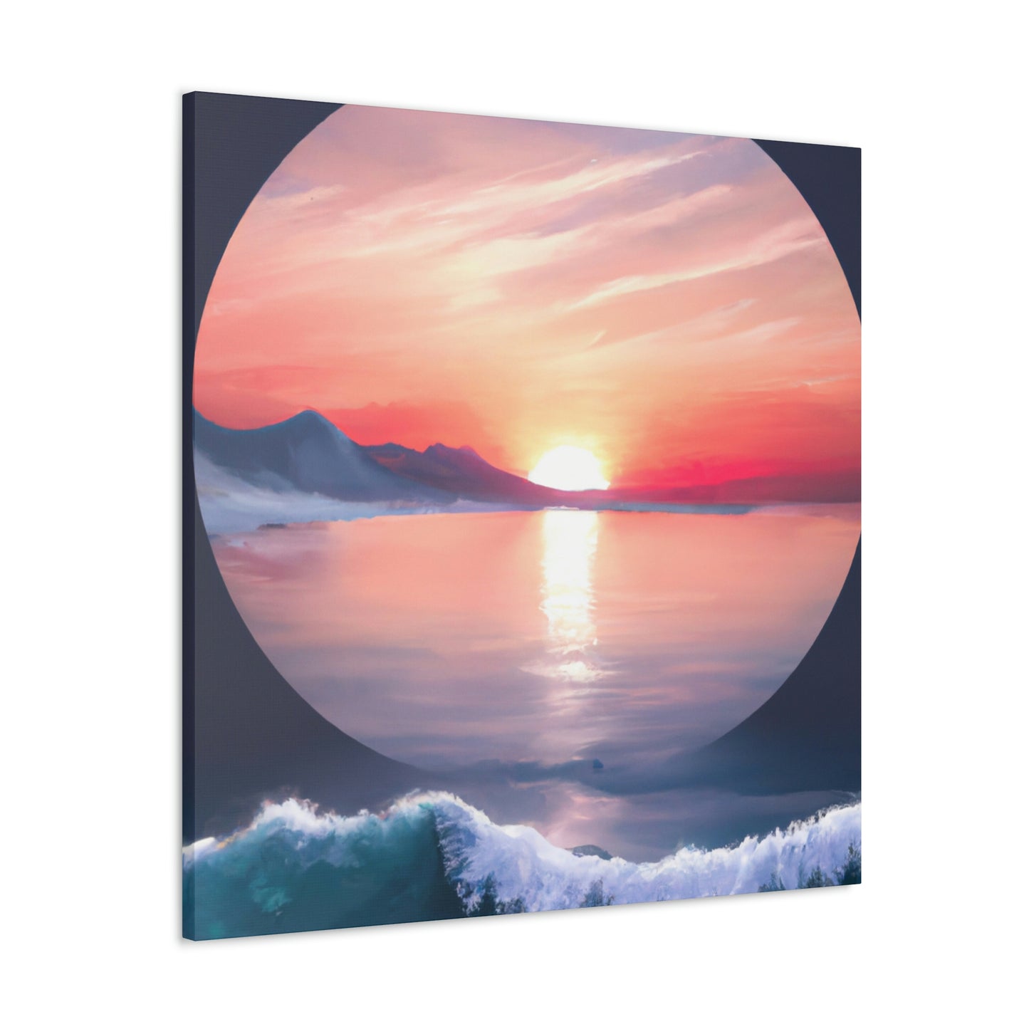 Radiant Reflection Of Life - Canvas