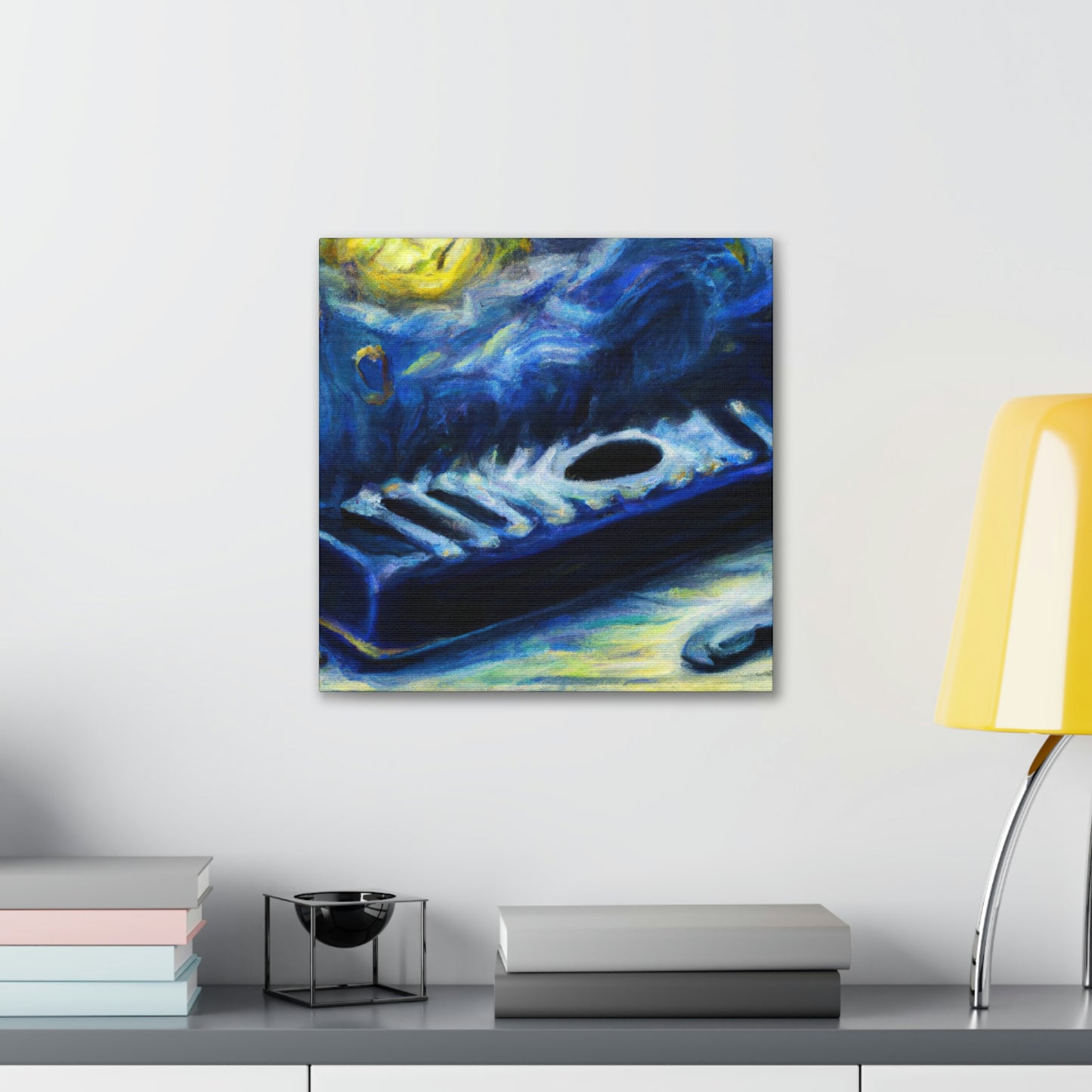 "Harmonious Harmonica Hues" - Canvas