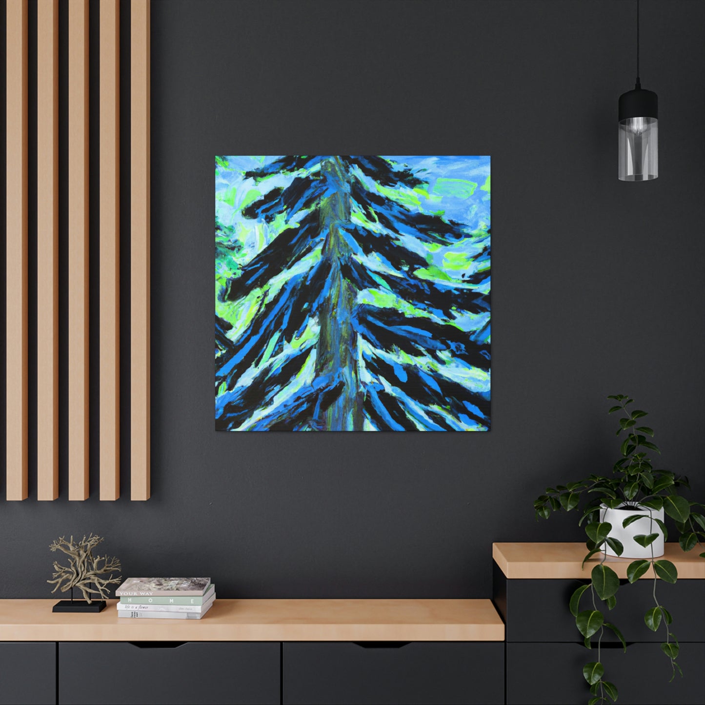 Spruce Tree Splendor - Canvas