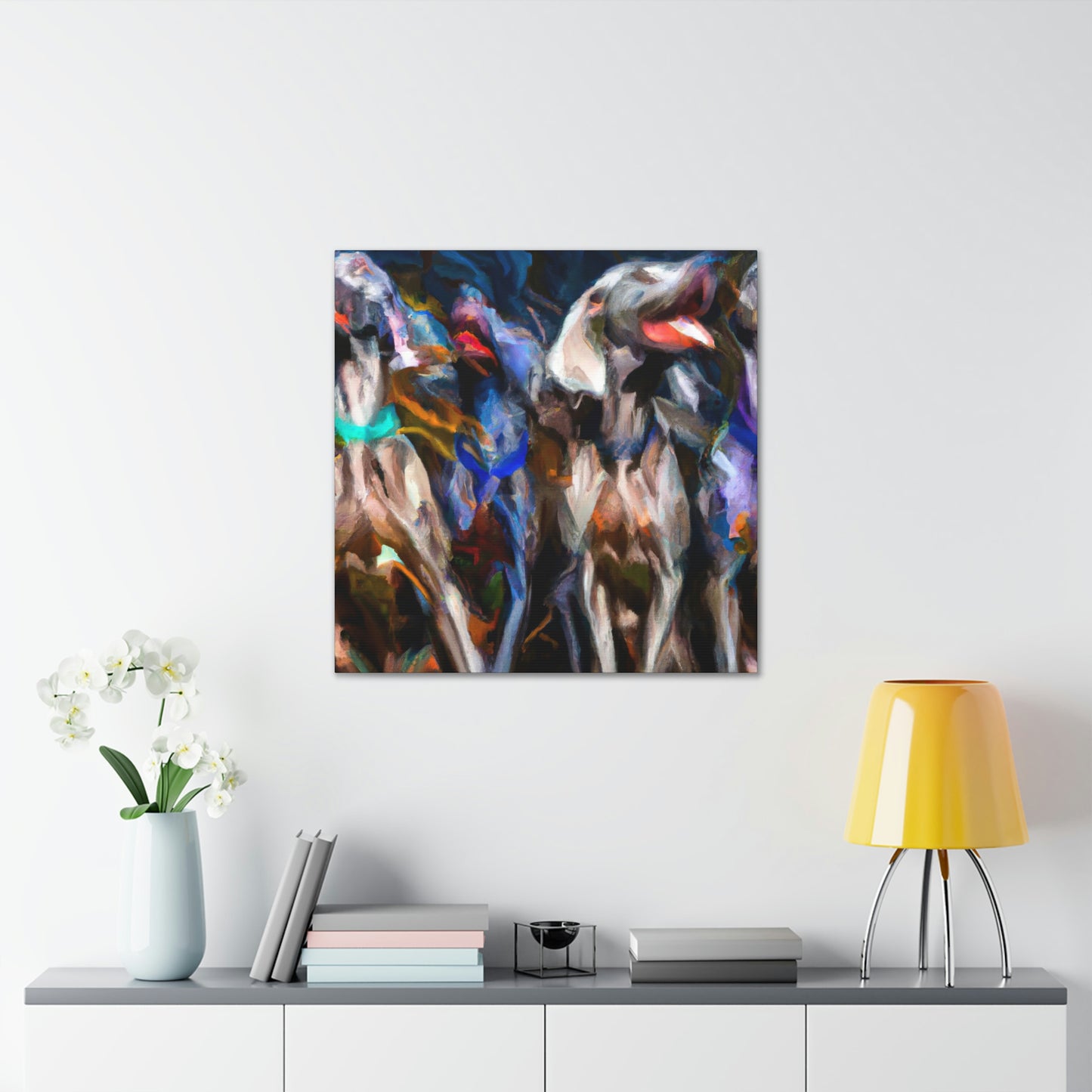 Weimaraner Wonderment - Canvas