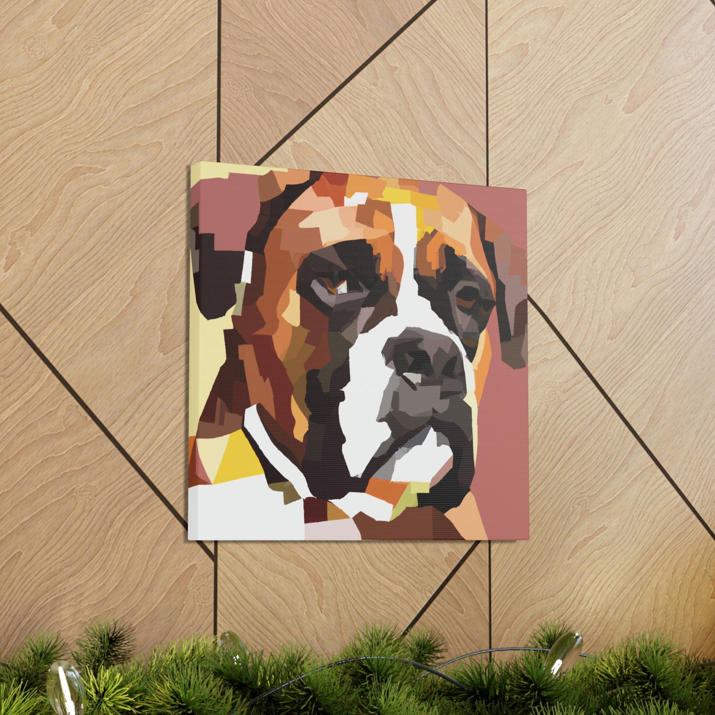 "Boxer In Monochrome" - Canvas