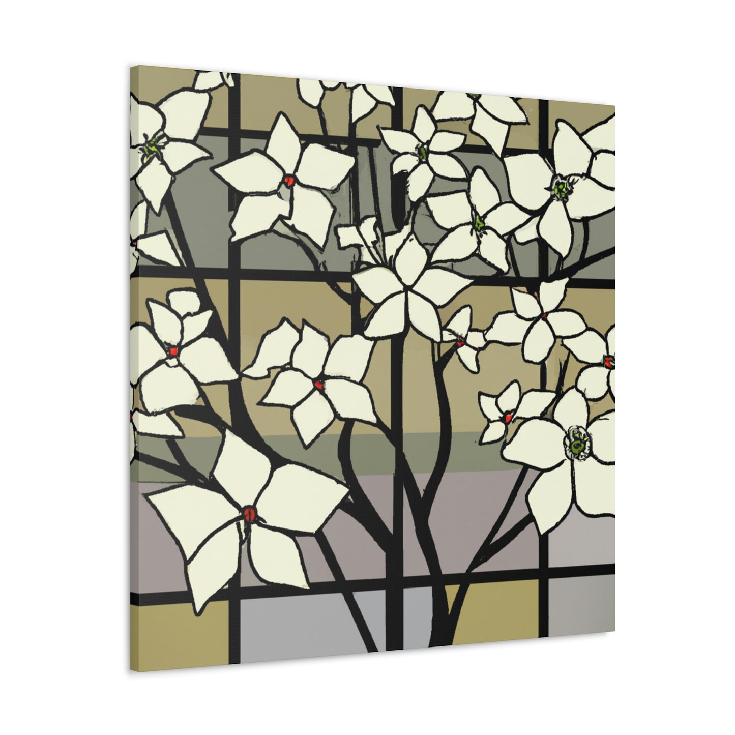 "Spear of Dogwood Blossoms" - Canvas