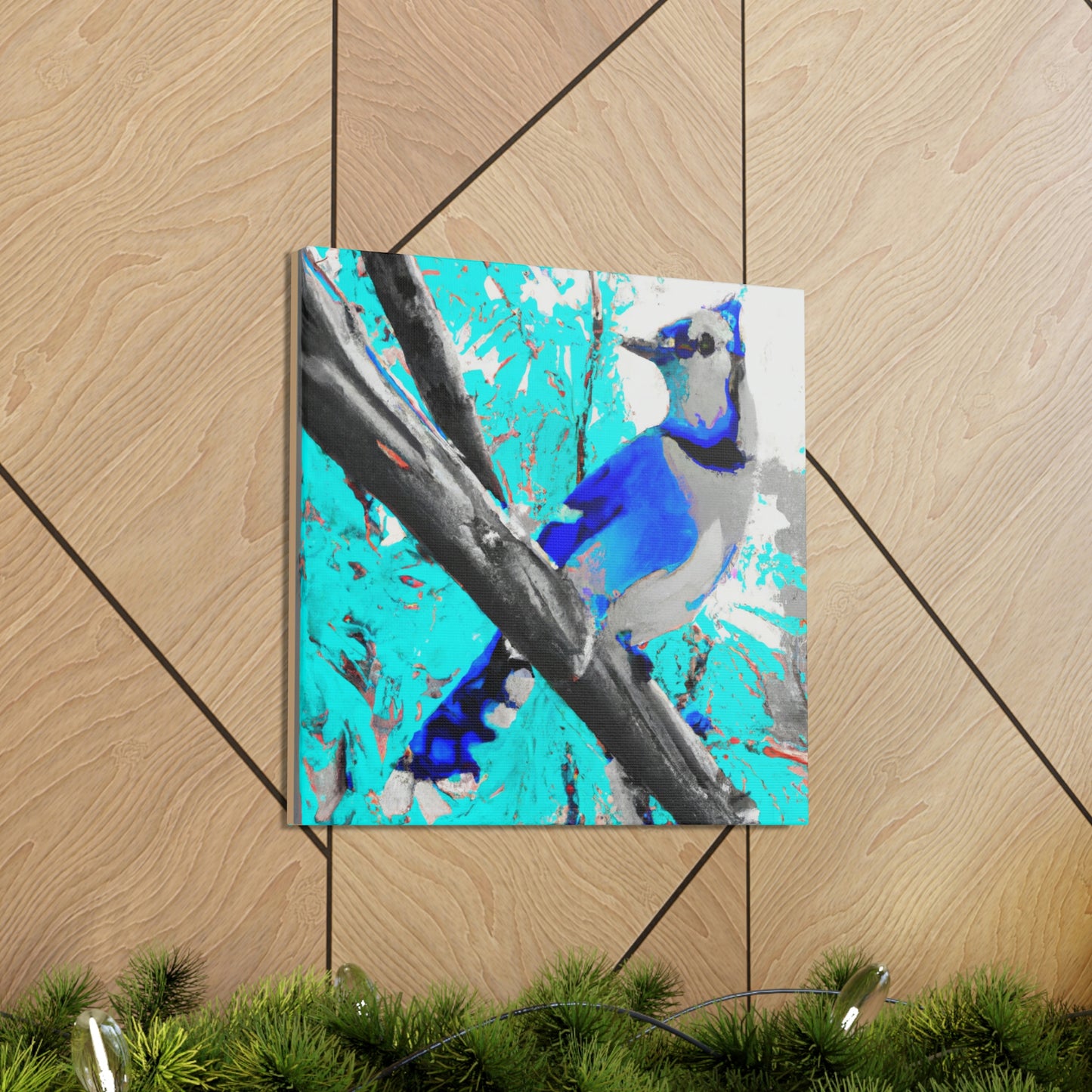 "A Blue Jay's Flight" - Canvas