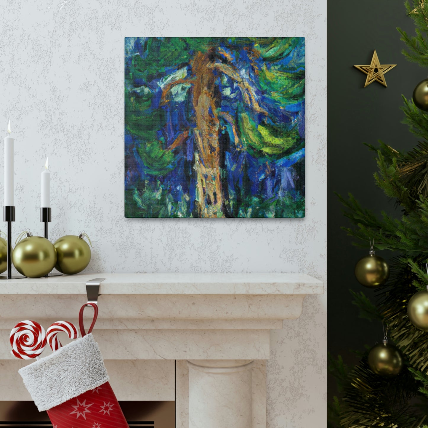 "Pine Tree Lyrical Magic" - Canvas