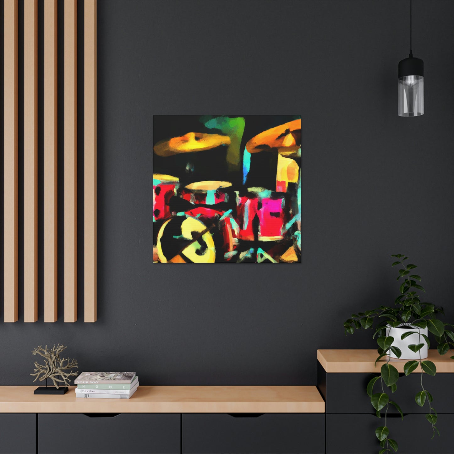 Drums of Abstracted Reality - Canvas