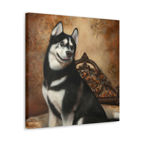 "Glorious Siberian Husky" - Canvas