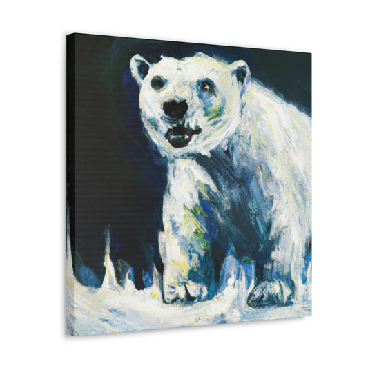 Polar Bear Neoclassicism - Canvas