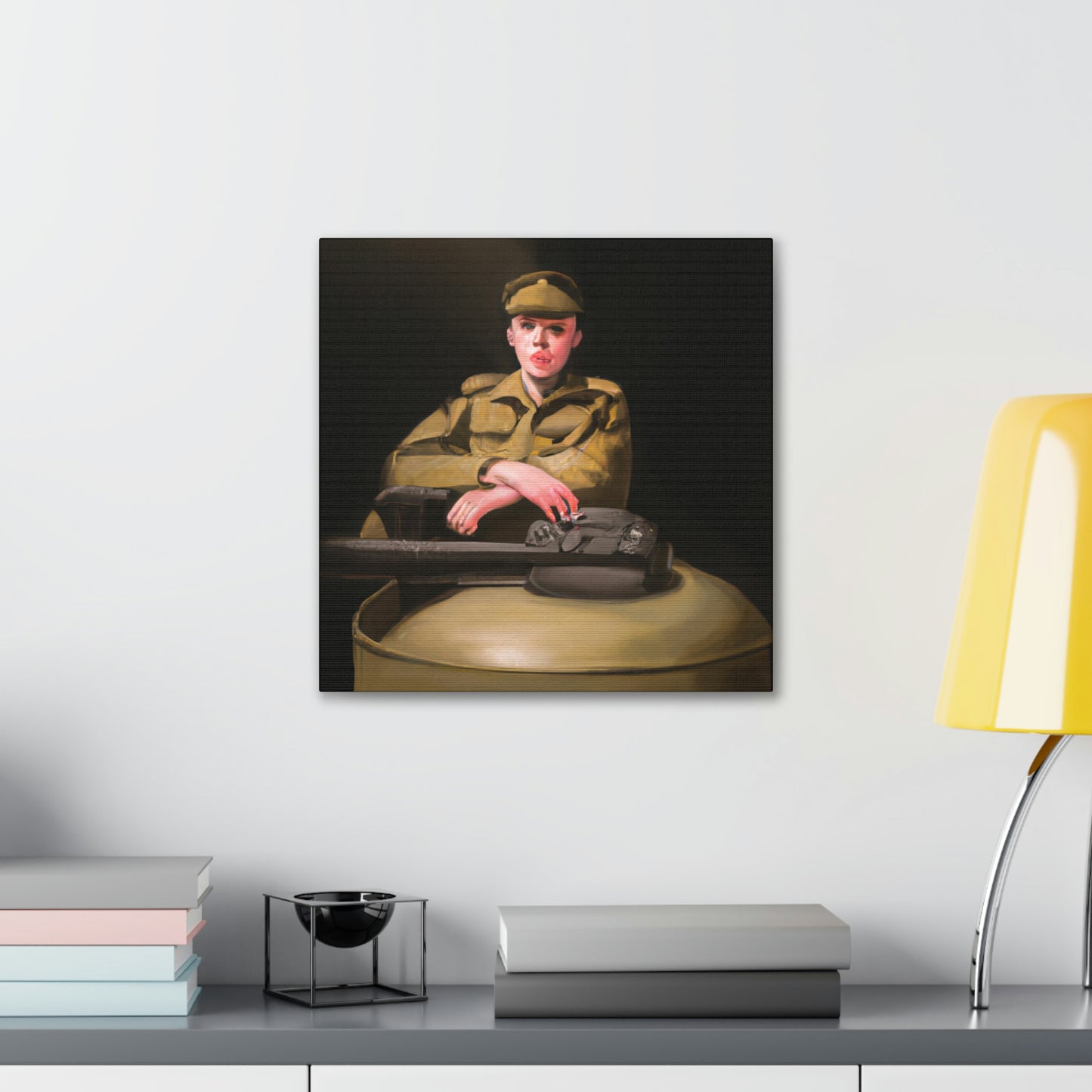 "Tank Operator's Dreamscape" - Canvas