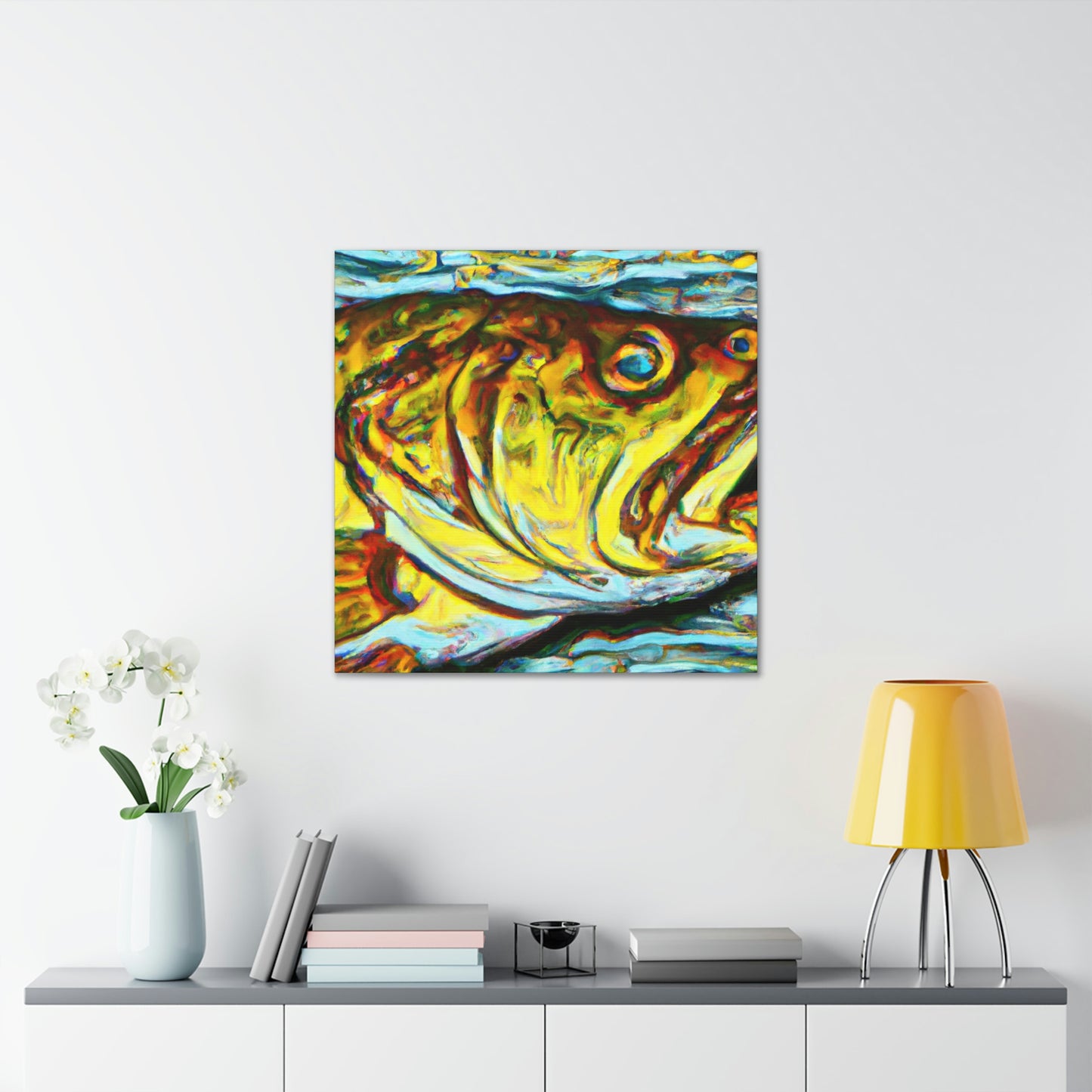 Walleye Splendor Rising - Canvas