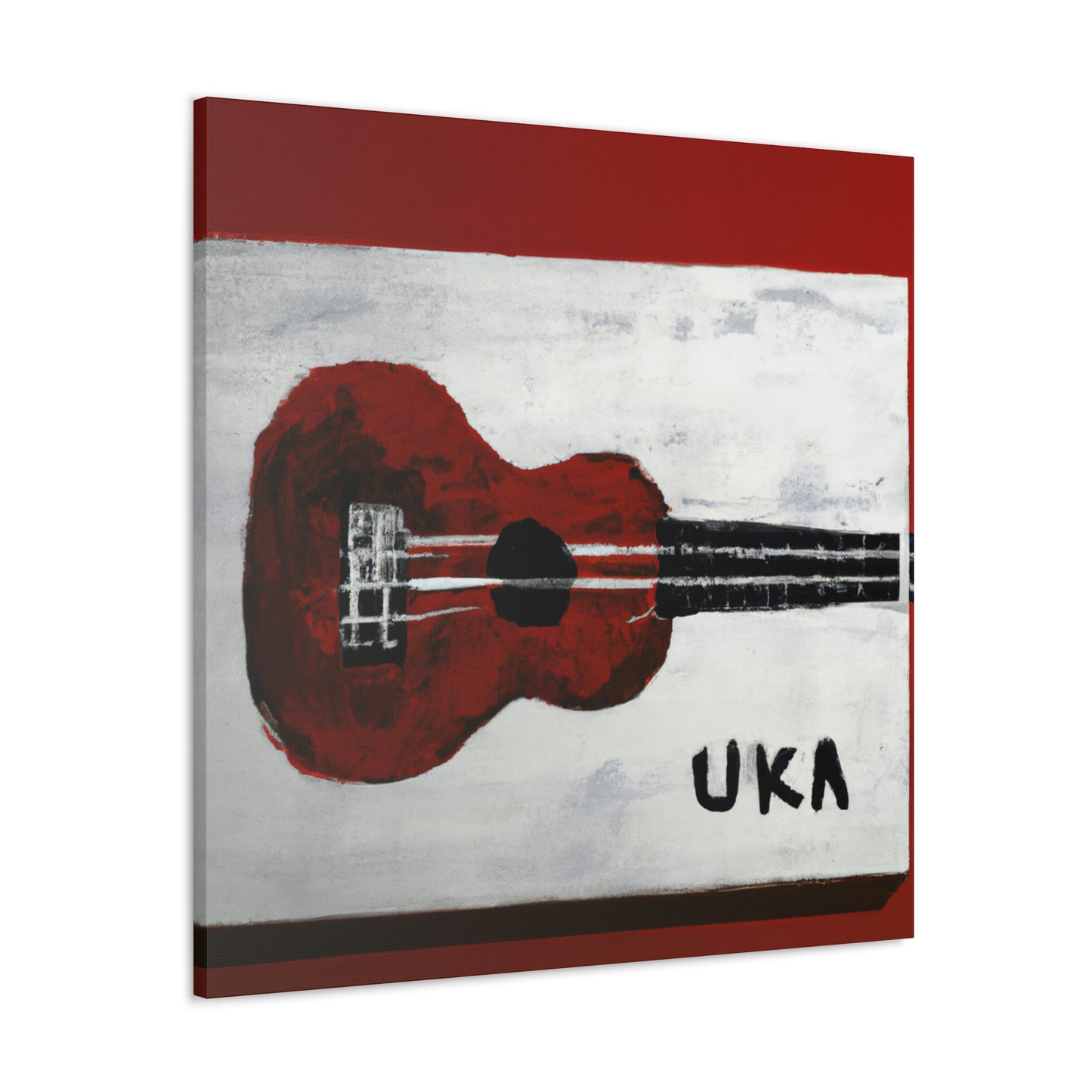 "Ukulele Minimalism Dream" - Canvas