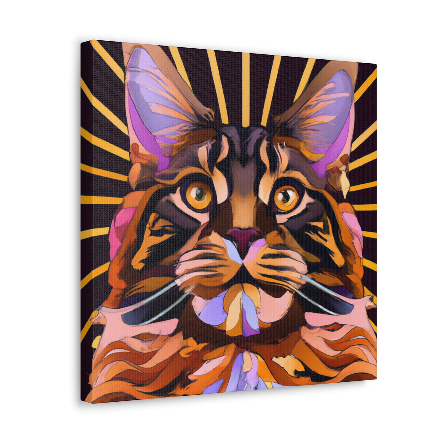 "Coon Cat Coiffure" - Canvas