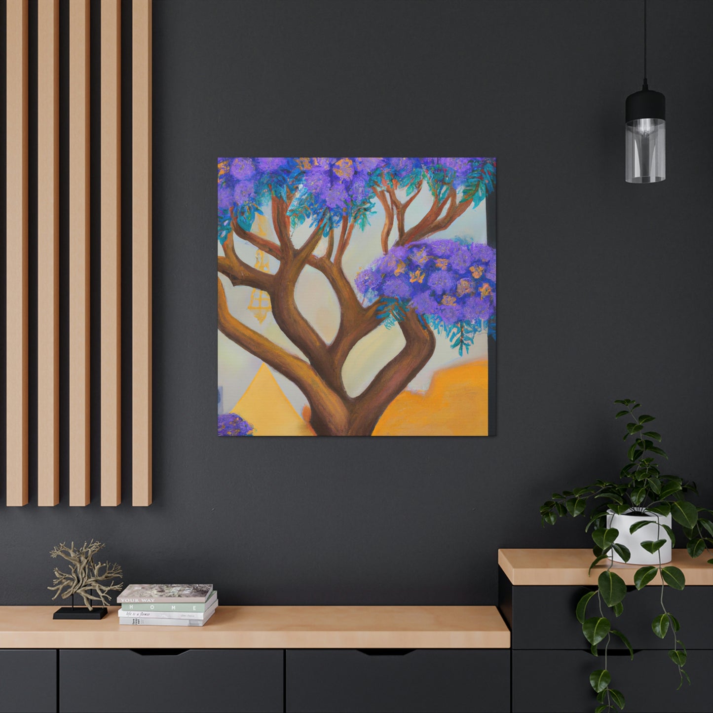 "Jacaranda Dreamscape" - Canvas