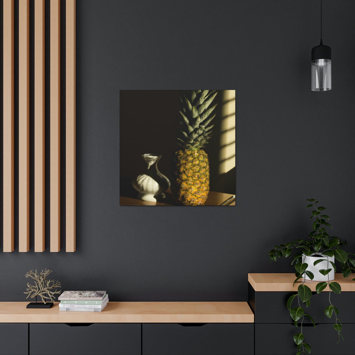 "Pineapple Paradise Deco" - Canvas