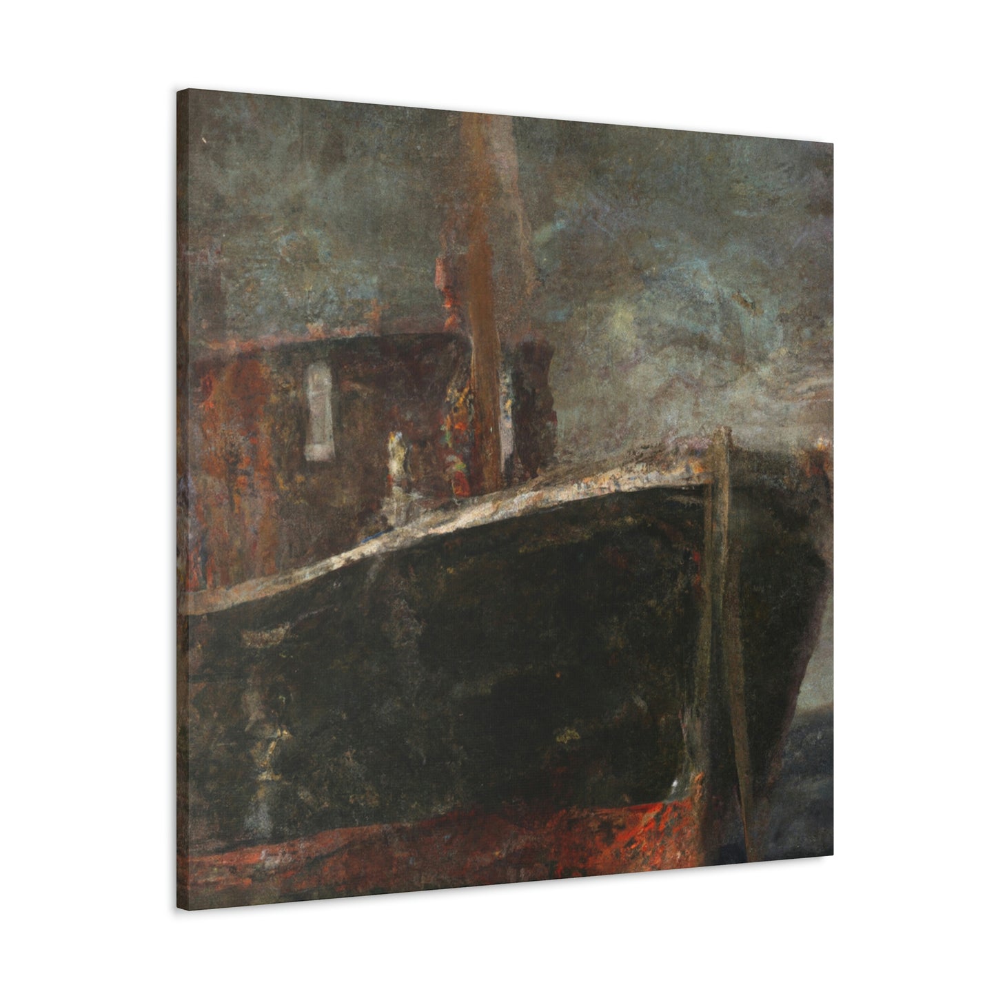 Sailing at Moonlight Beach - Canvas