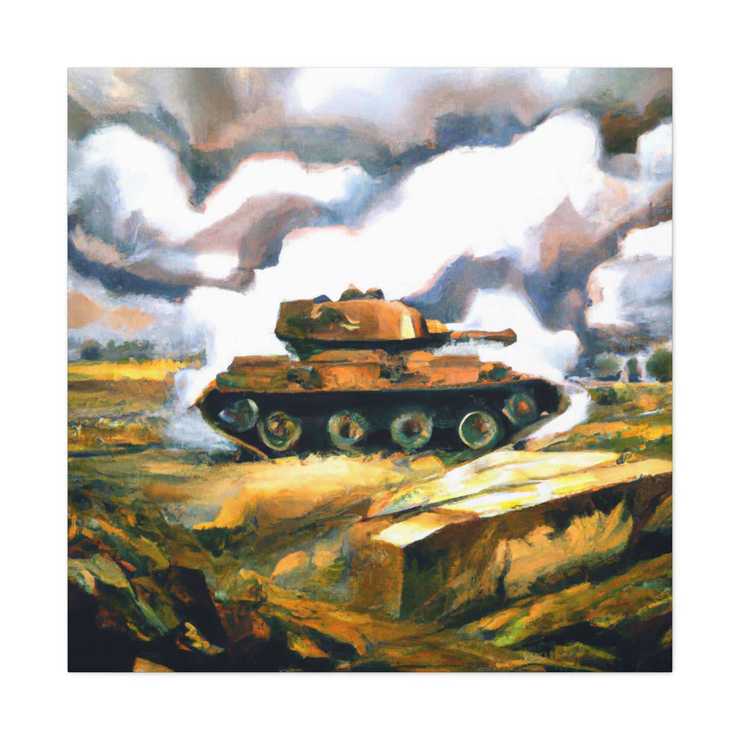 "Tank of Dreams Surreal" - Canvas