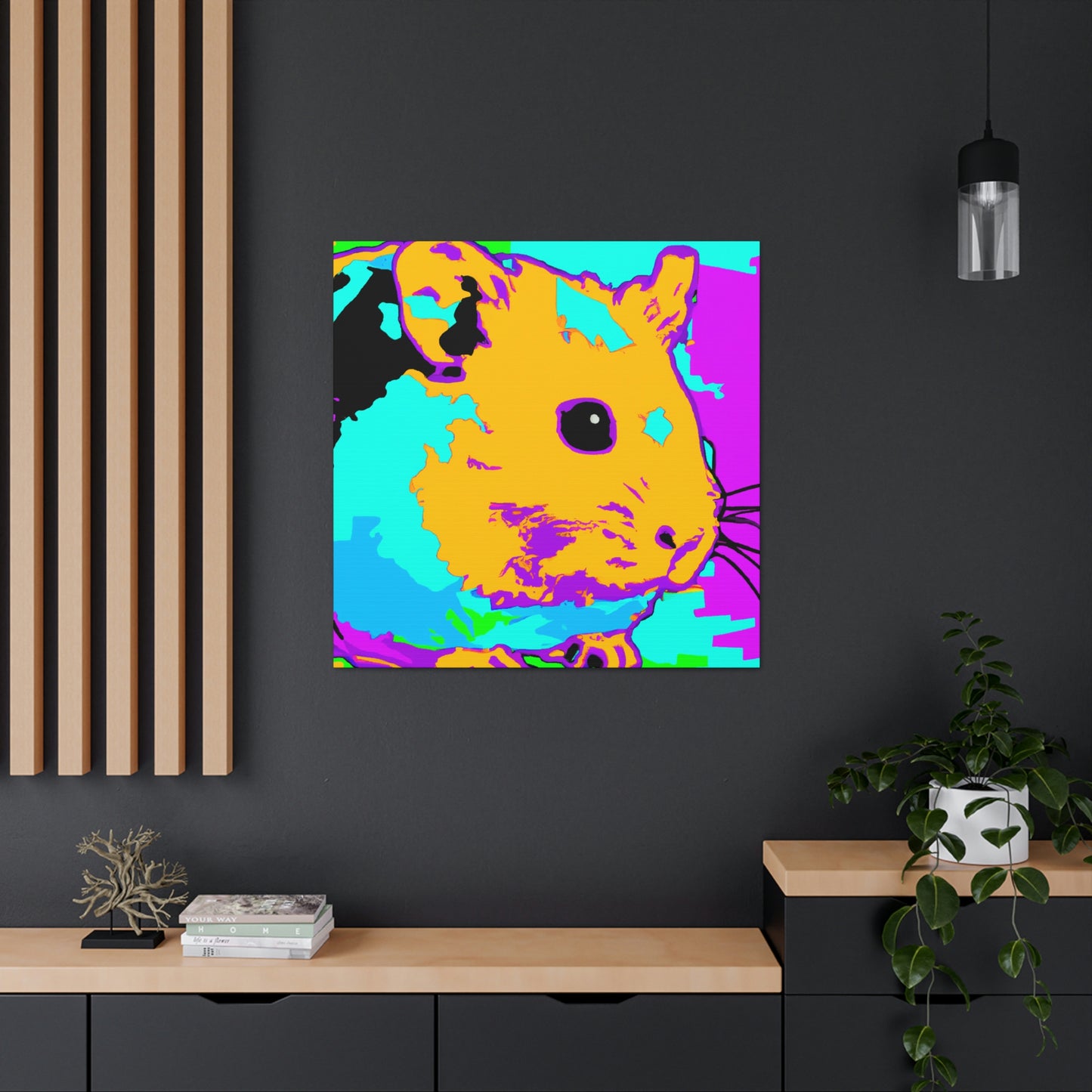 Hamsters in Minimalism - Canvas