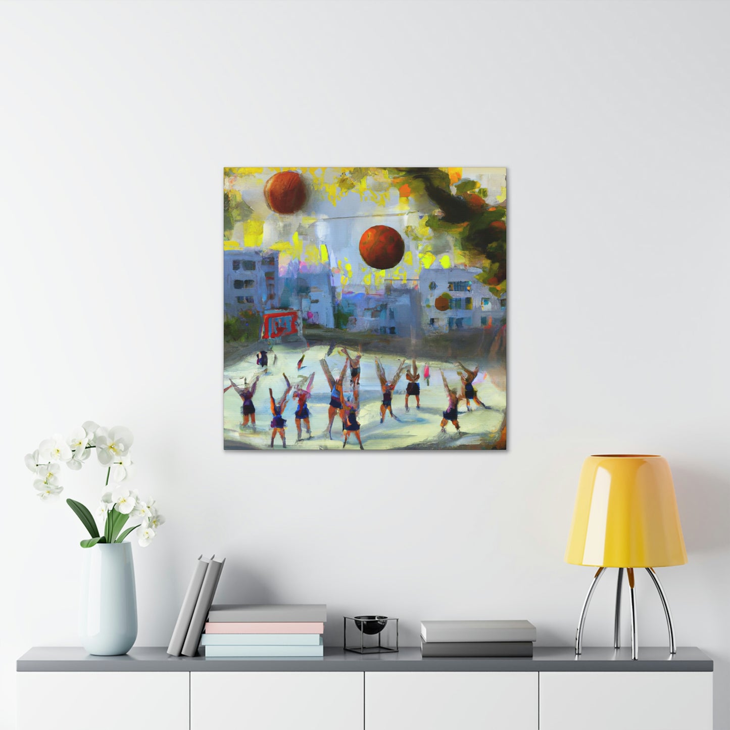 Volleyball Vibrancy Vitality - Canvas