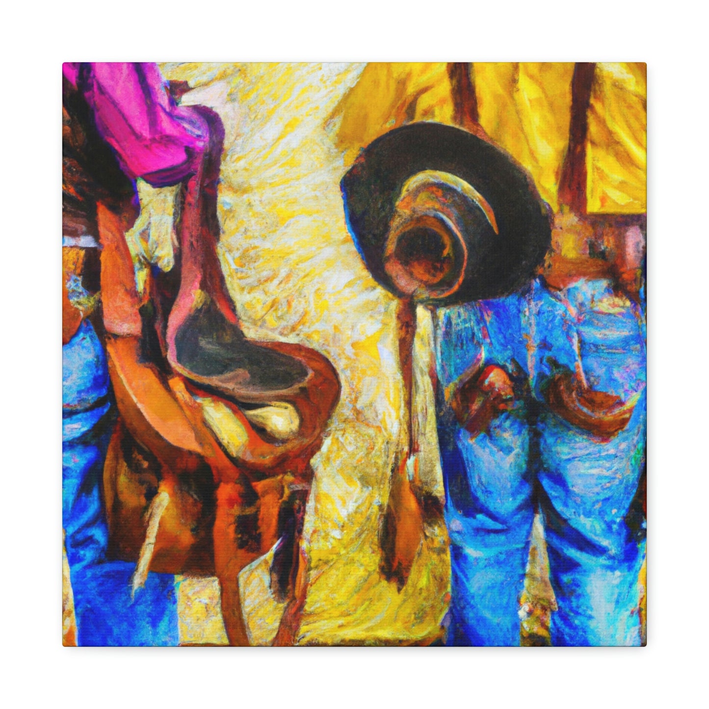 "Saddle Bags Abound" - Canvas