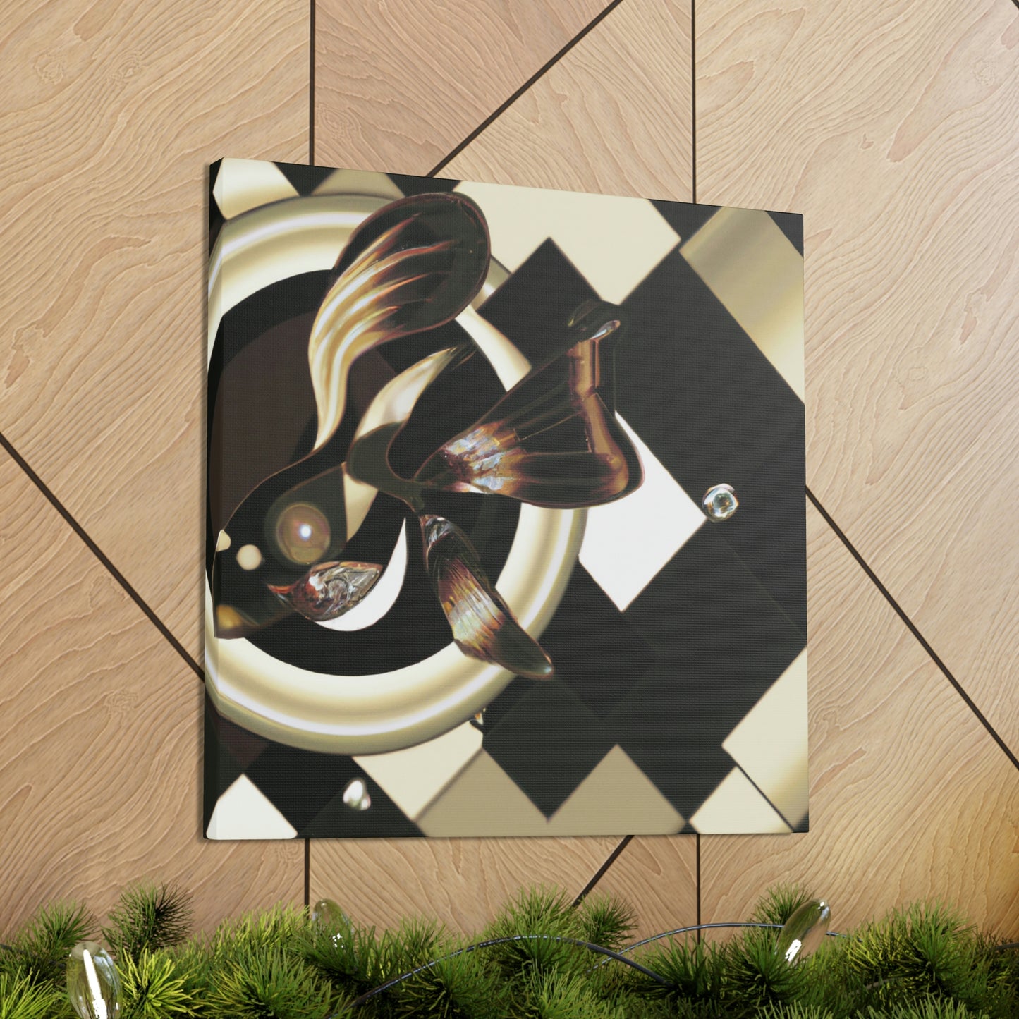 "Guppy's Art Deco Dream" - Canvas