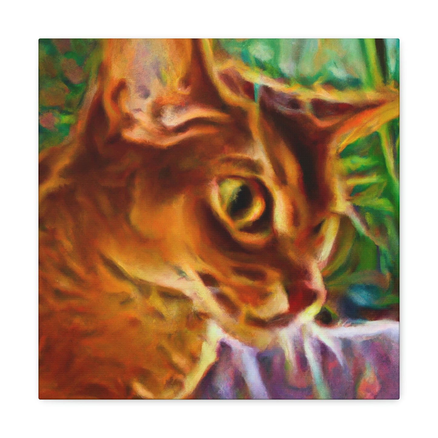 "Abyssinian Colorful Dreams" - Canvas