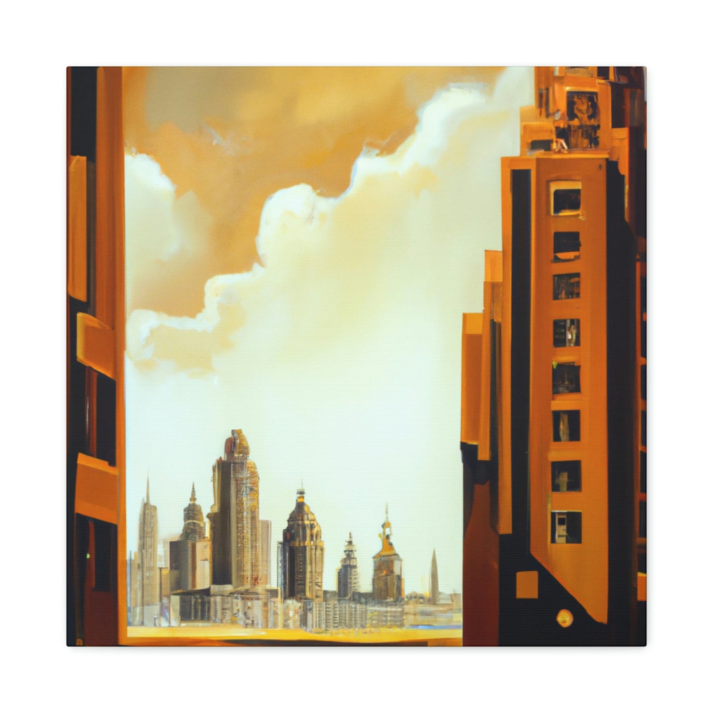 "Art Deco Masterpiece" - Canvas