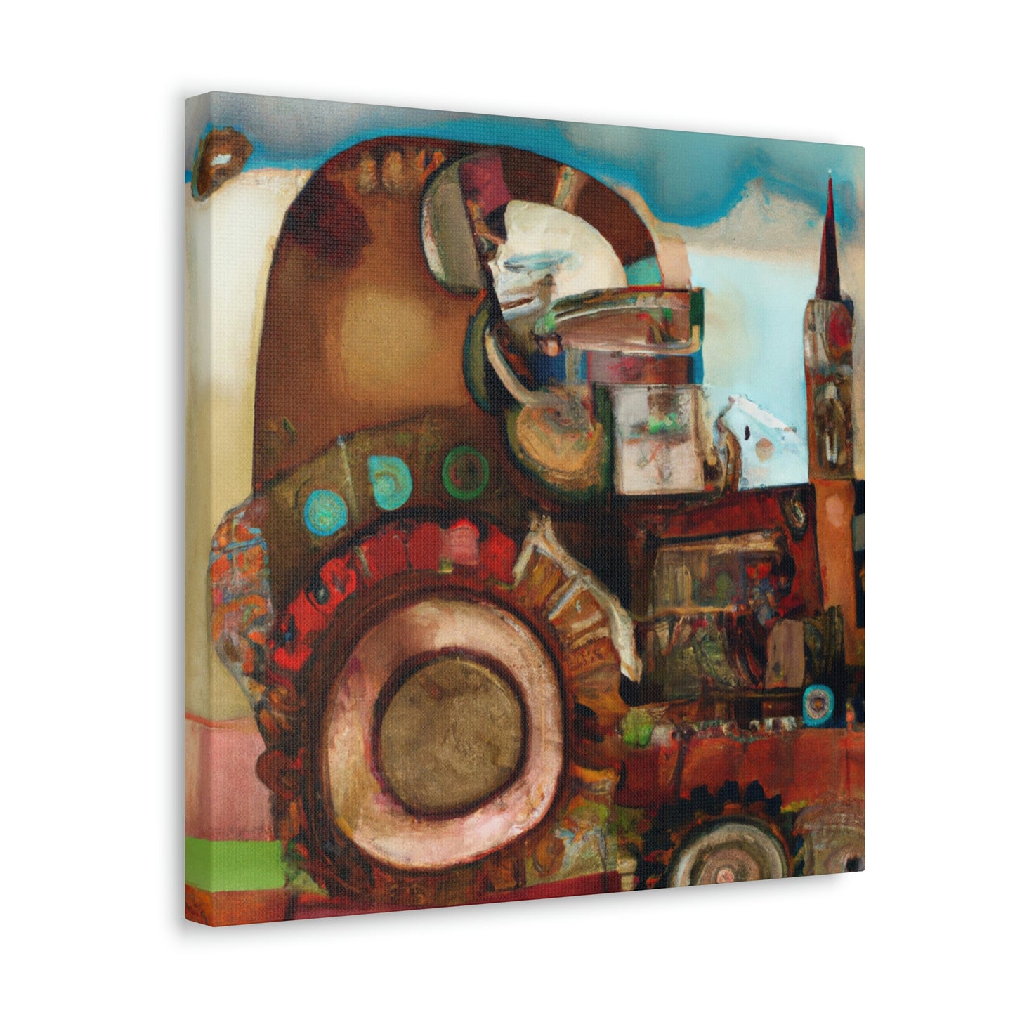 Tractor in Progressions - Canvas