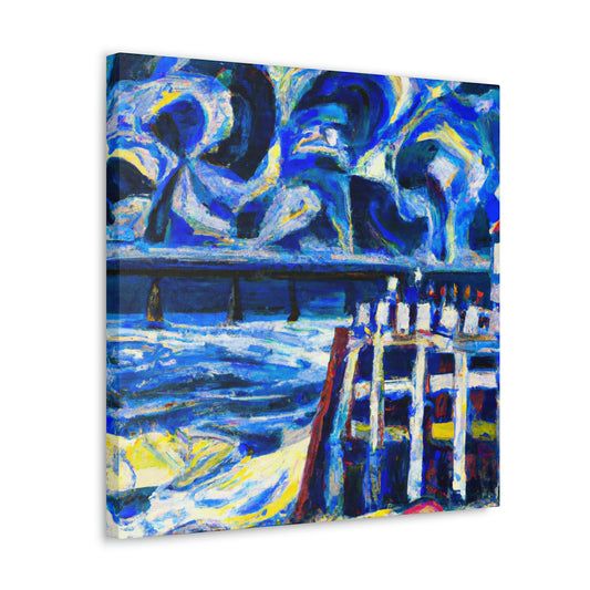 Seawall by Expressionism - Canvas