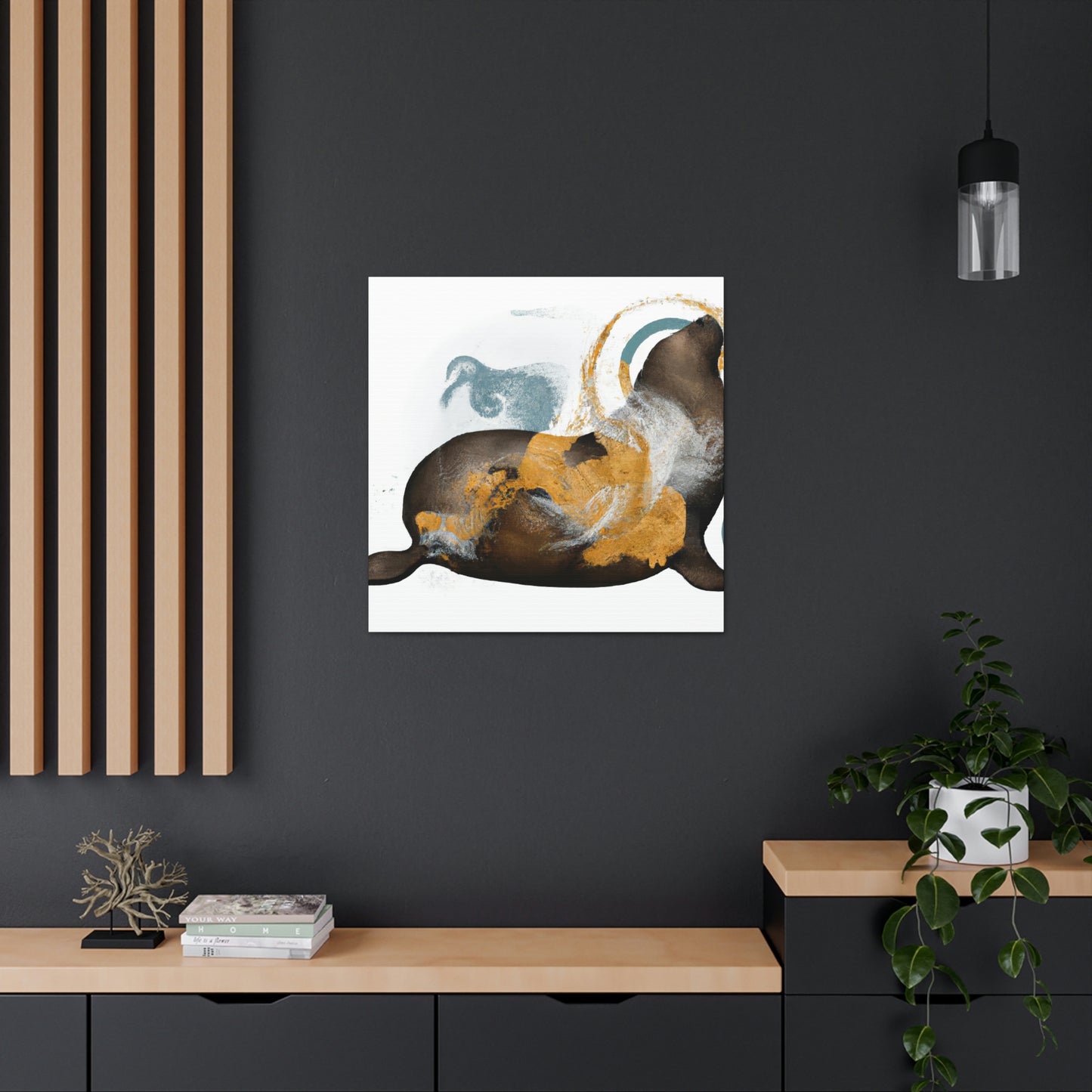 Sea Lion Splendor - Canvas