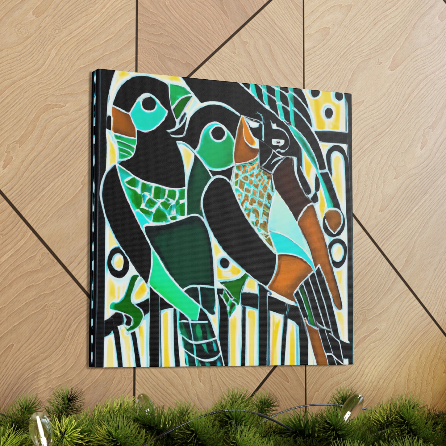 "Birds of the Jazz Age" - Canvas