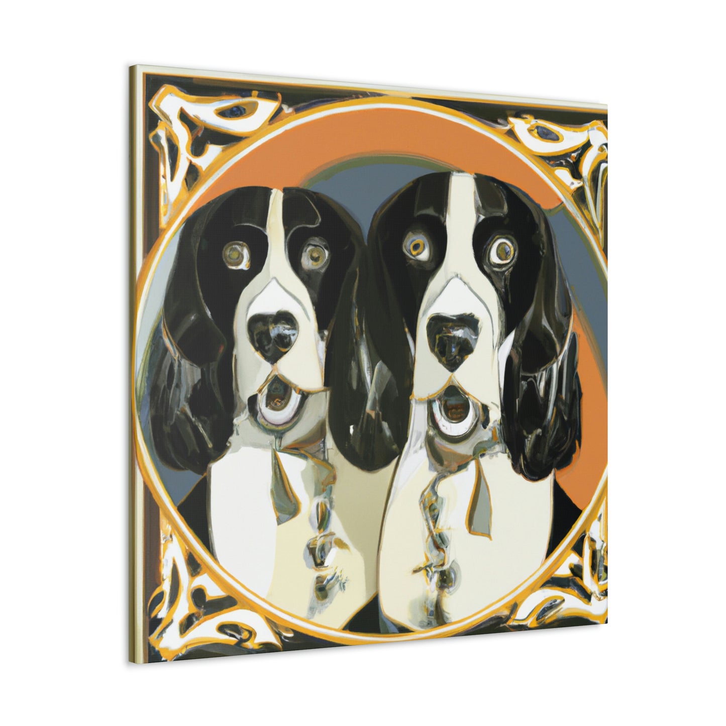 "Springer Spaniel Splendor" - Canvas