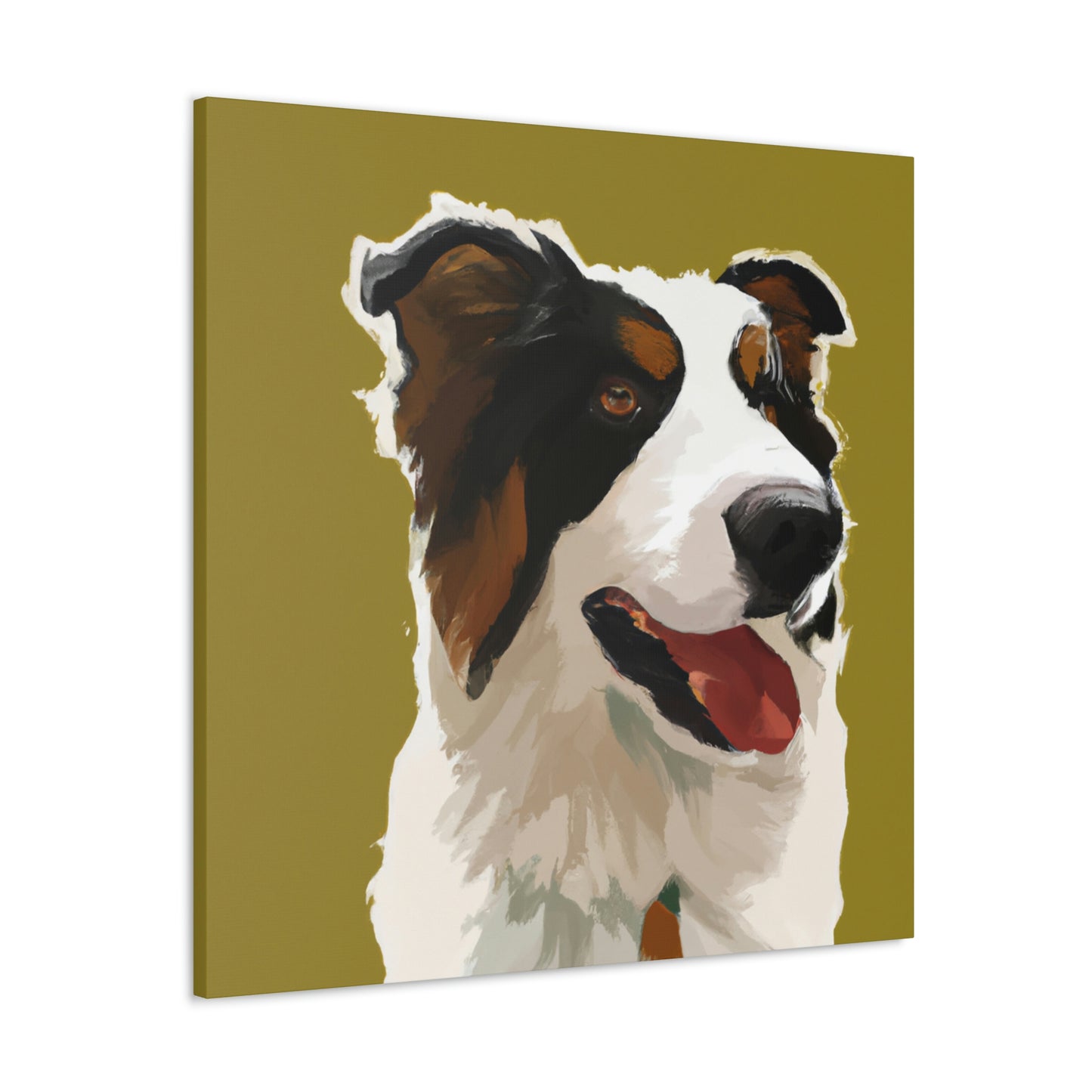 "Border Collie Simplicity" - Canvas