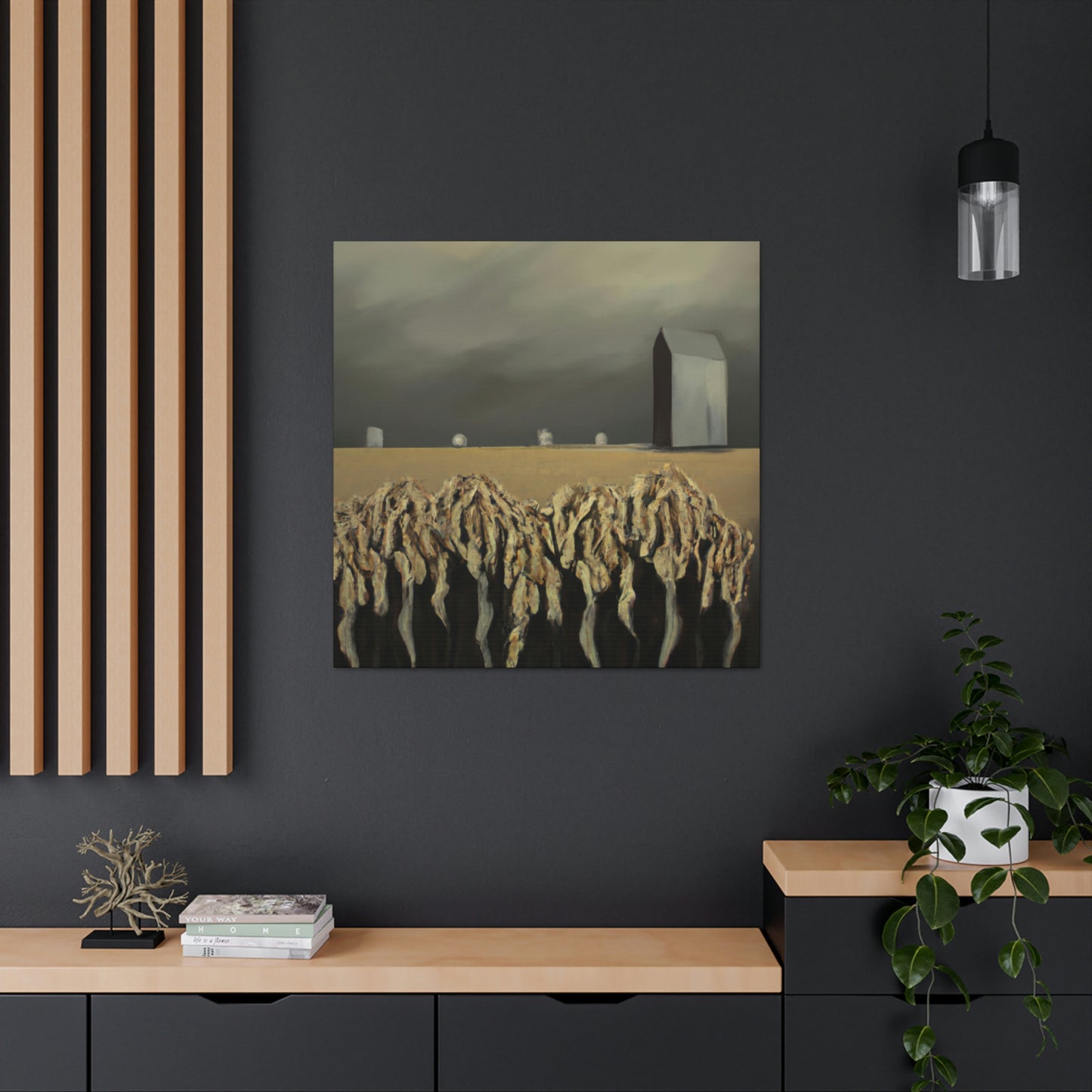 Wheat Field Dreamscape - Canvas