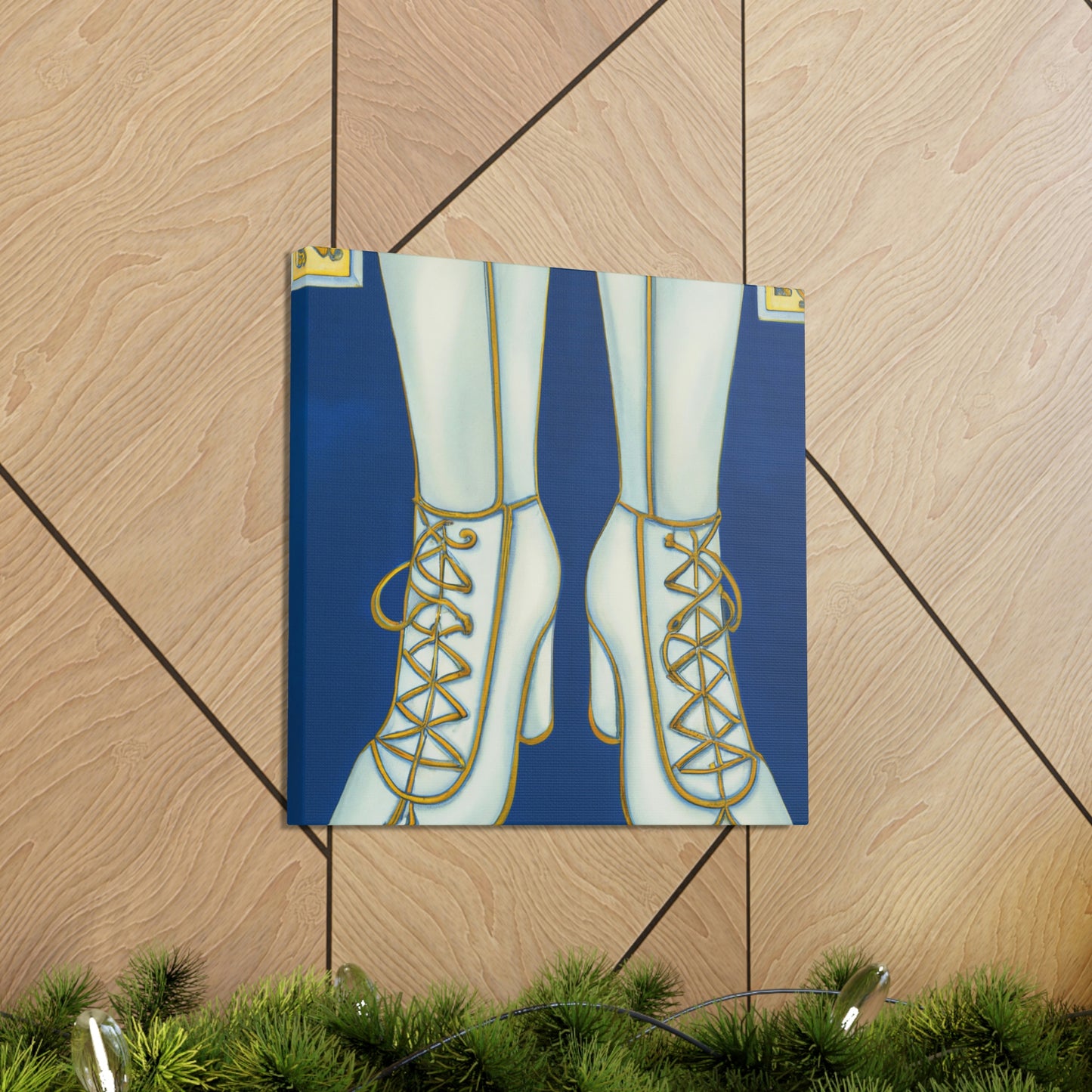 "Boots of Glittering Jazz" - Canvas