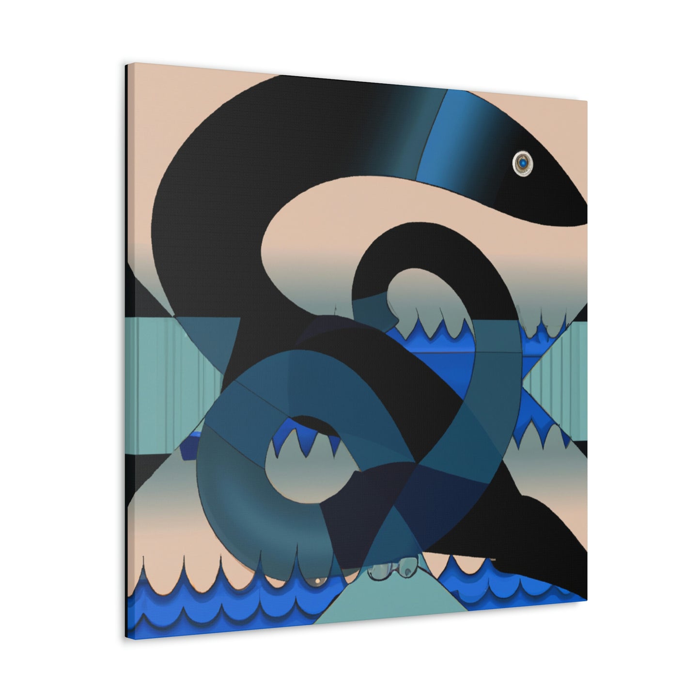 "Electric Eel Entwined" - Canvas