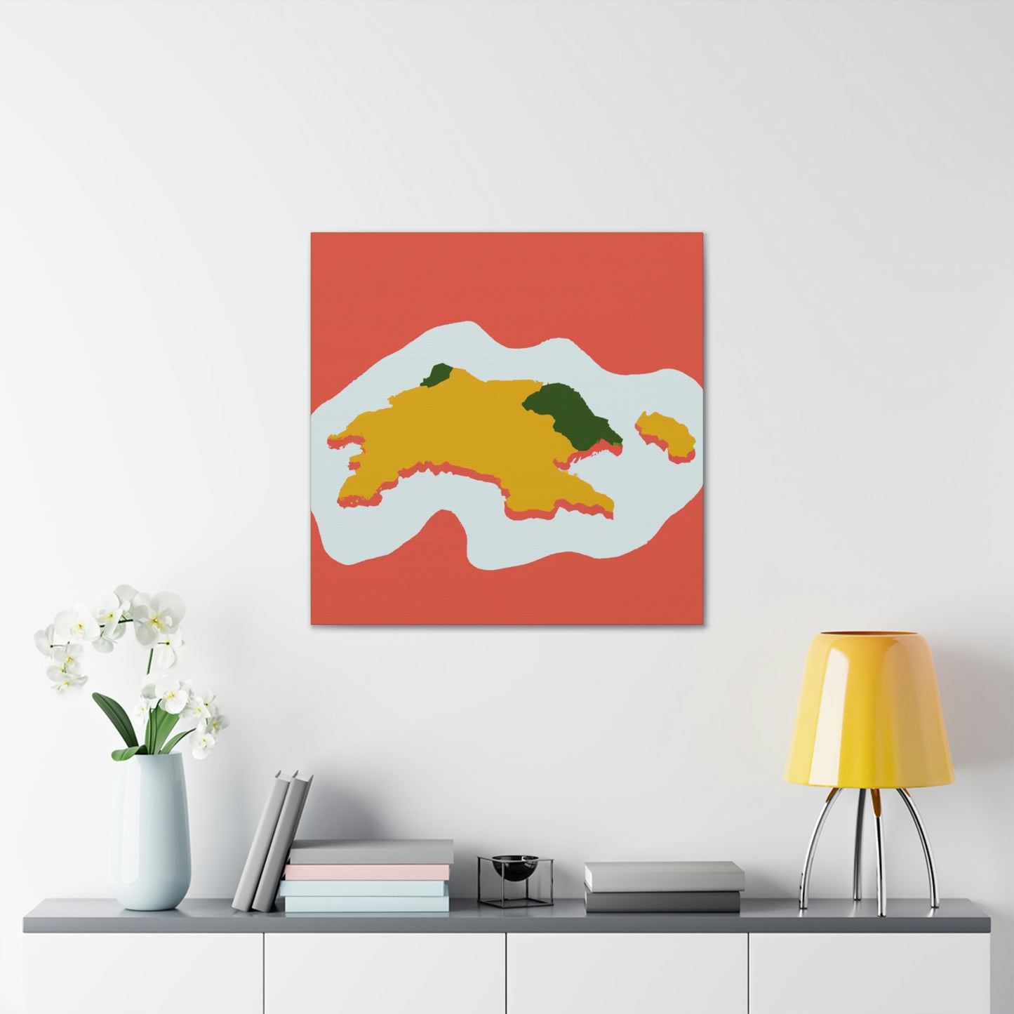 Archipelago in Minimalism - Canvas