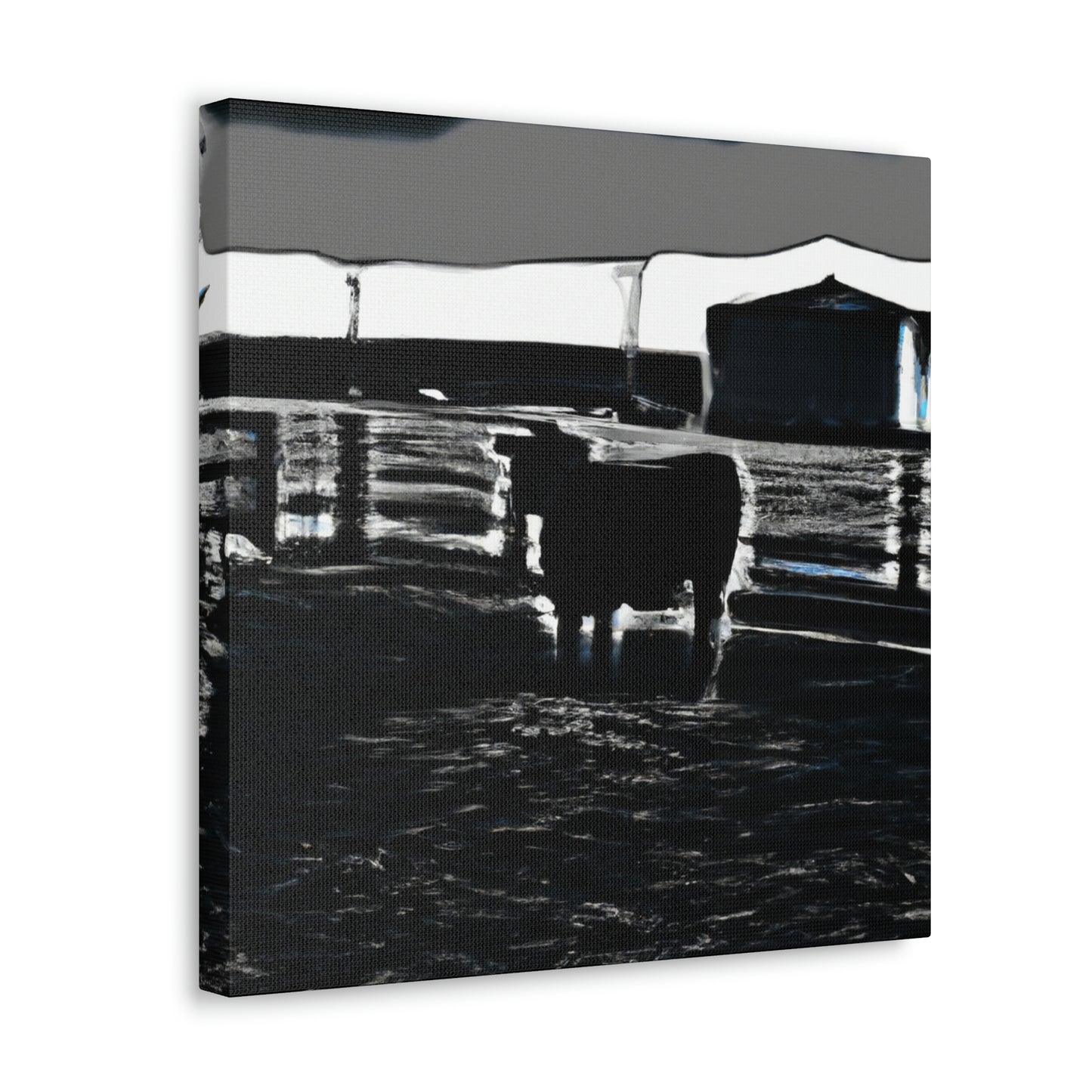 Black Angus Majesty - Canvas