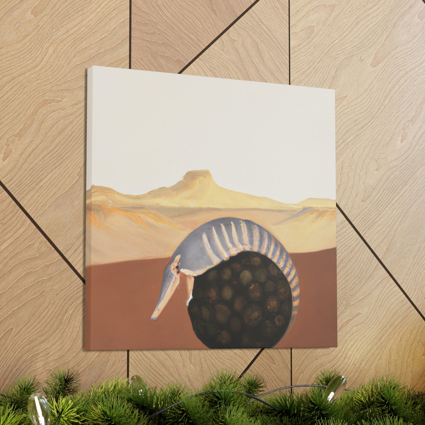 "Armoured Armadillo Art" - Canvas