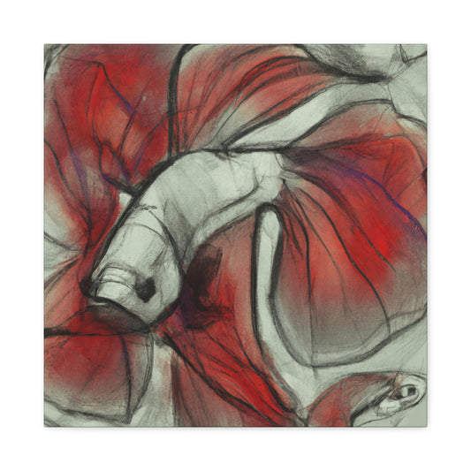 Betta in Expressionism - Canvas