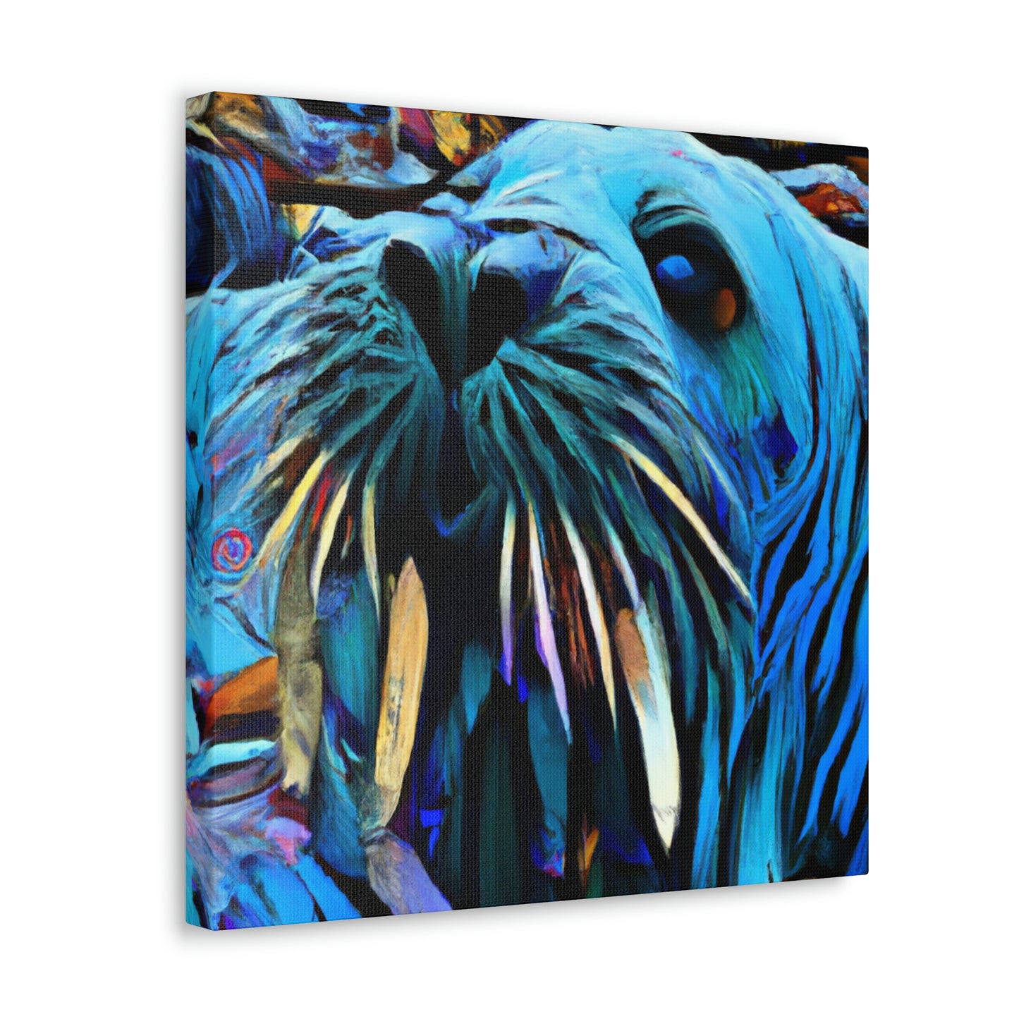 Walrus on a Wave - Canvas